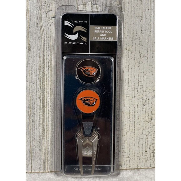 Team Effort NCAA CVX Oregon State Beavers Repair Tool and Ball Marker Brand New - Picture 1 of 5
